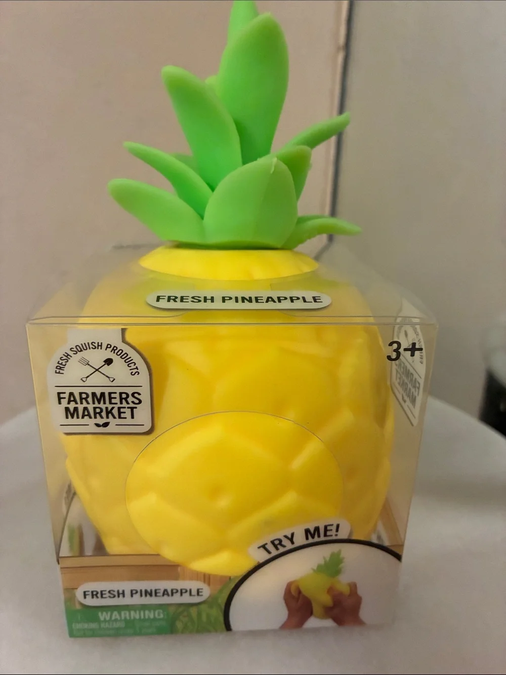 Fresh Pineapple Yellow Squishy Stress Toy